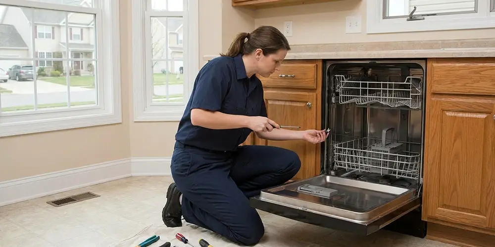 Dishwasher Latch Replacement in Barnstable, MA