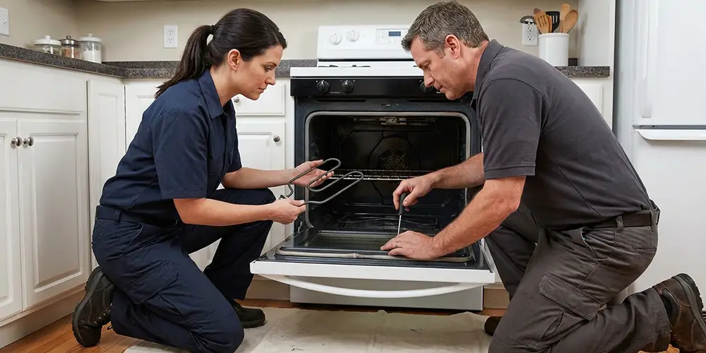 Oven Heating Element Replacement in Barnstable, MA