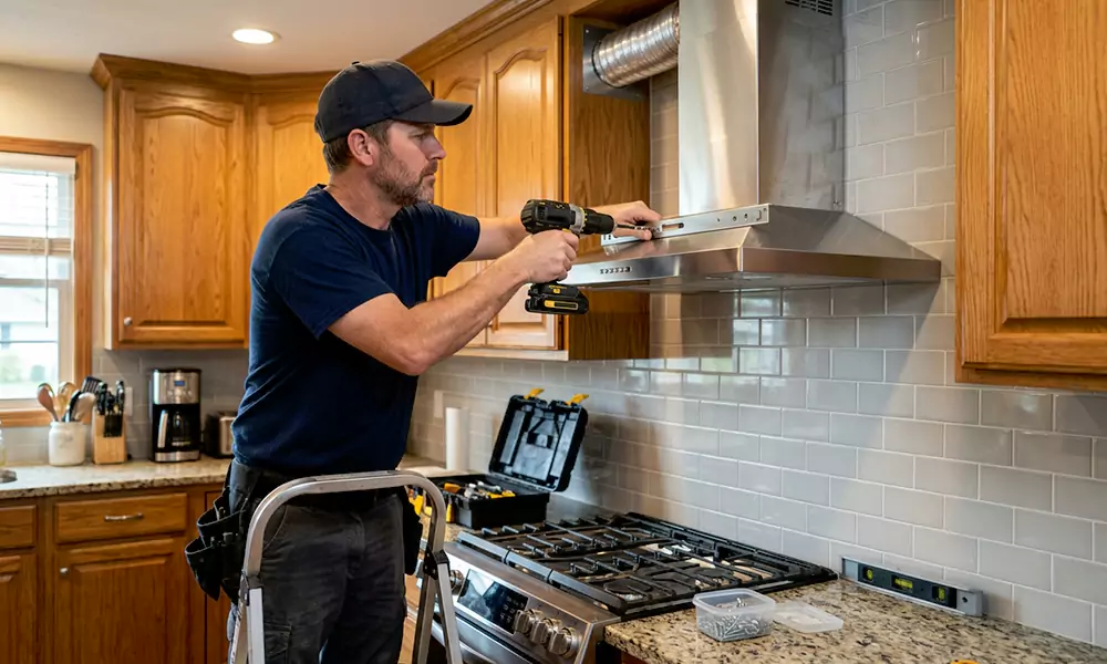 Range Hood Installation in Barnstable, MA